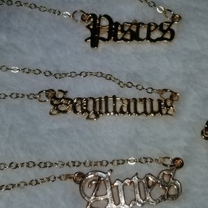 B2G1 B2G1F "Sagittarius" Zodiac birth gold tone